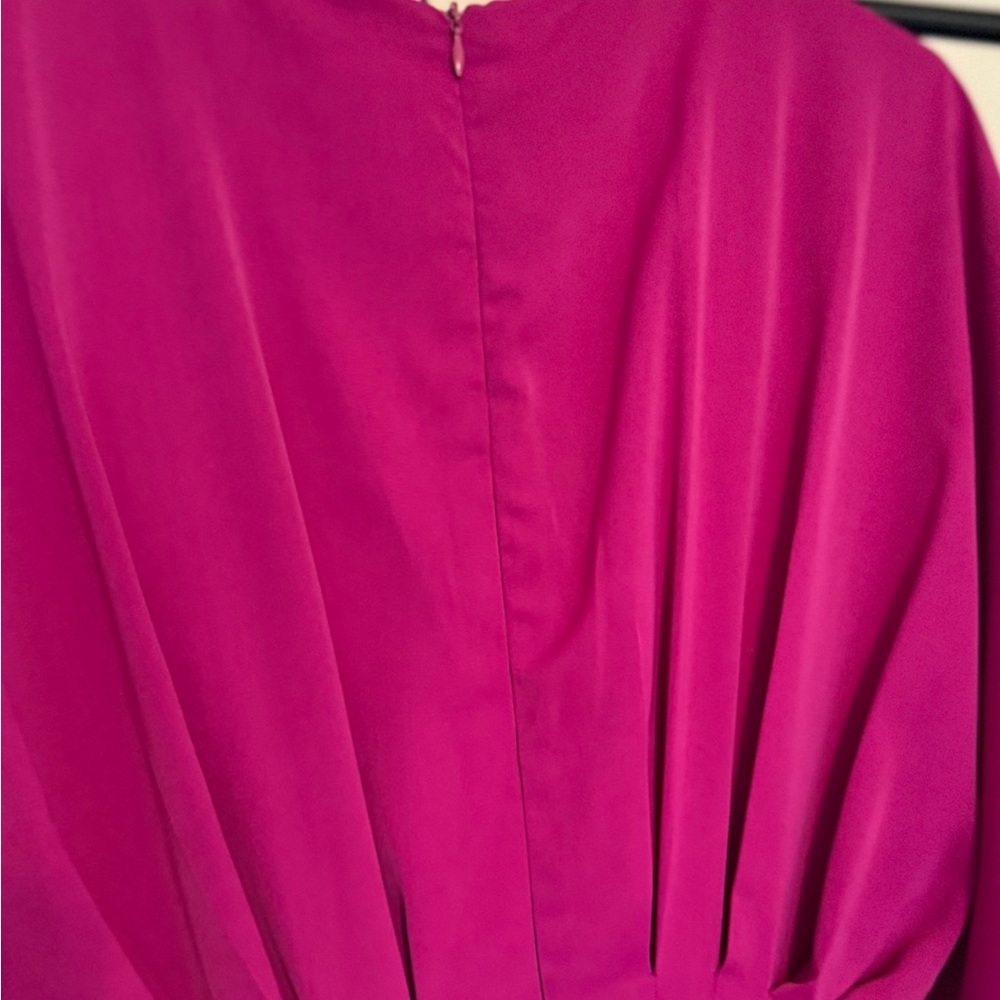 Beautiful Magenta Wide Leg Jumpsuit - Picture 12 of 16